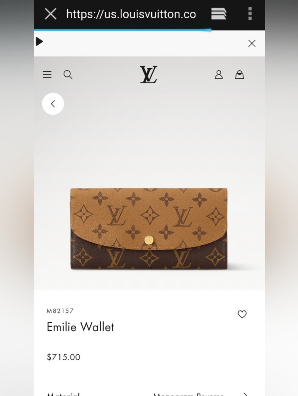 Louis Vuitton Emilie Wallet - Picture 6 of 7